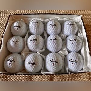 Noodle long & soft golf balls, 1 dozen